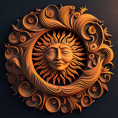 3D model st sun (STL)